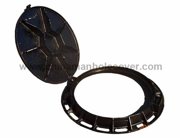 round manhole cover and frame