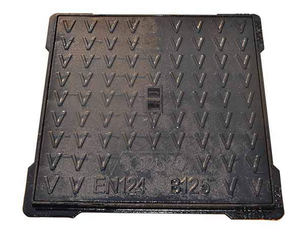 square cast iron manhole cover